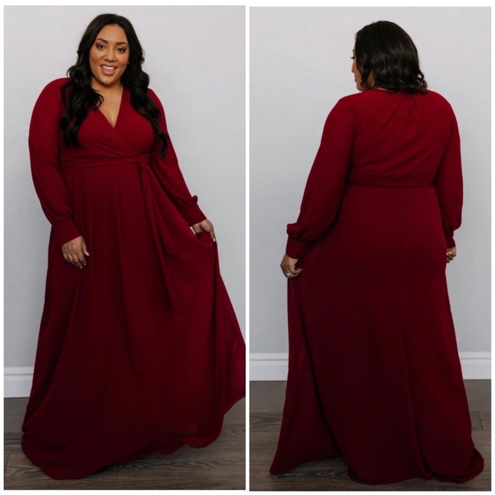 Baltic Born Burgundy Maxi Dress